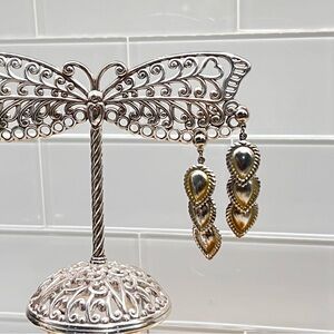 Vintage Chacha Earings, Pierced Dangly Earrings
